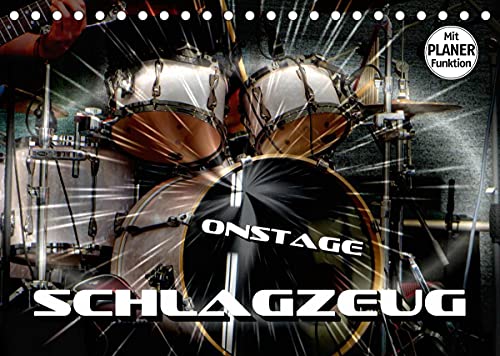 Schlagzeug onstage (Tischkalender 2022 DIN A5 quer): Eindrucksvolle Konzertaufnahmen und Closeups von verschiedenen Schlagzeugen (Geburtstagskalender, 14 Seiten ) (CALVENDO Kunst)