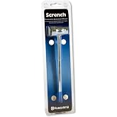Husqvarna Chainsaw Scrench, 1.5" L x 3.2" W x 11.5" H Multipurpose Chainsaw Tool, 2-in-1 Screwdriver and Wrench for Removing, Tightening and Loosening Chainsaw Parts