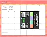 2017 Academic Year Stripes Binder Calendar by