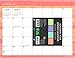 2017 Academic Year Stripes Binder Calendar by