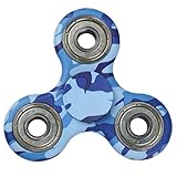 EVERMARKET New Style Premium Tri-Spinner Fidget Toy With Premium Hybrid Ceramic Bearing - Blue Camo