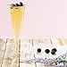 12 Premium Plastic Champagne Flutes - Bulk Champagne Glasses for Wedding or Party