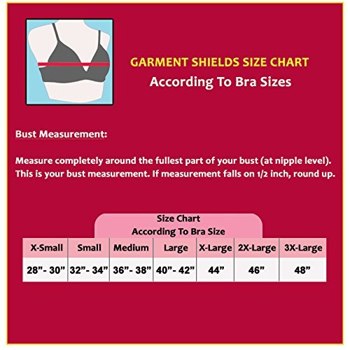 Stay-Rite Garment Shields (Small, Black)