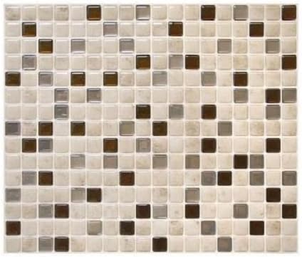 Smart Tile SM1068-1 Decorative Wall Tile Minimo Cantera, Beige & Bronze