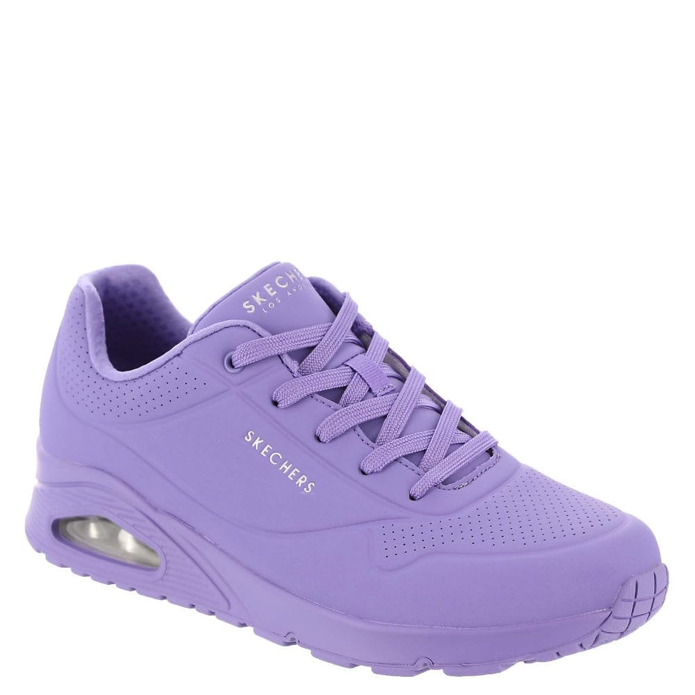 Skechers Women’s Uno-Stand on Air Sneaker, Lilac, 8