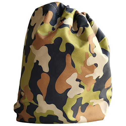 NEXCOVER Riding Lawn Mower Cover-Fits Decks up to 56",Heavy Duty Waterproof, Double P.U Coated 300D Denier,Camo Color