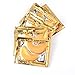 LA ARONET 24K Gold Eye Treatment Masks - (Pack of 20 Pairs) with Anti-Aging Wrinkle Reduction Collagen and Nutrients to Reduce Dark Circles, Bags, and Eye Puffiness, 5 EXTRA BONUS PAIRS included