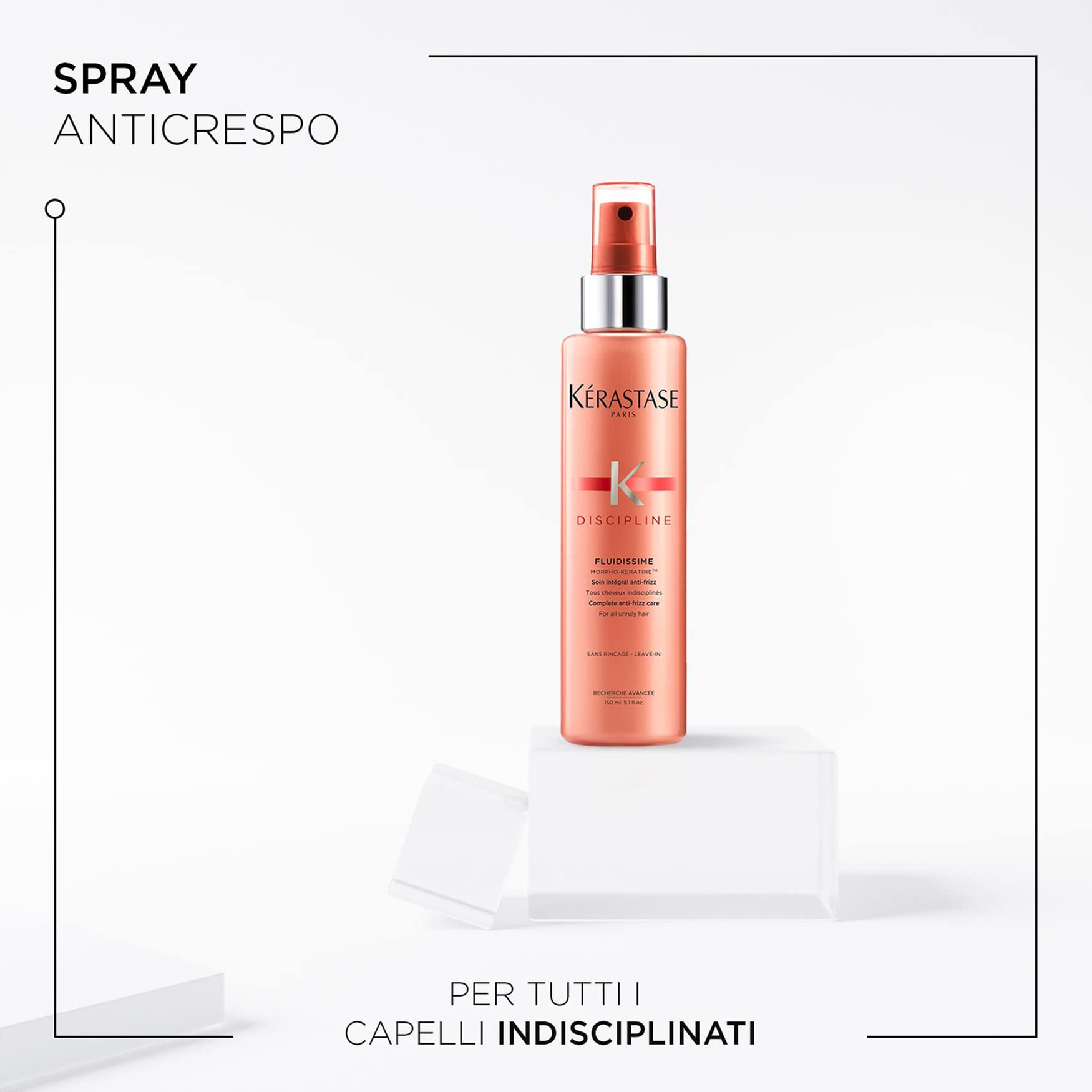 KERASTASE Discipline Fluidissime - Frizz Reducing Leave In Treatment | Smooths Flyaways | Enhances Shine | Heat Protects
