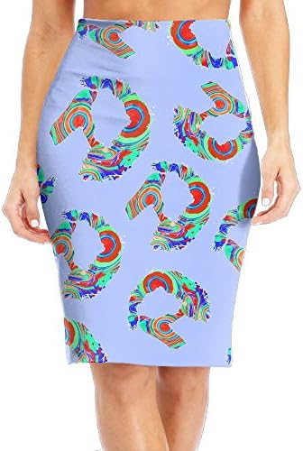 CVC Skirts Japanese Bonsai Tree Womens Slim High Waist The Knee Length Skirt