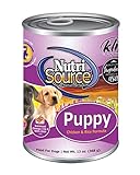 Nutri Source Puppy Chicken & Rice Case of Canned