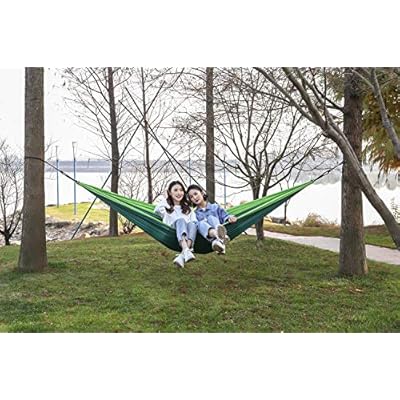 Favorland Camping Hammock Double & Single with Tree Straps for Hiking, Backpacking, Travel, Beach, Yard - 2 Persons… 51IQ2%2BipawL