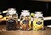 3 Sets Glass Canisters with Chalkboad Glass Storage Jar with Airtight Lid,Food Storage Containers,34/43/54-oz,6 Chalkboard Labels & Chalk Marker Included