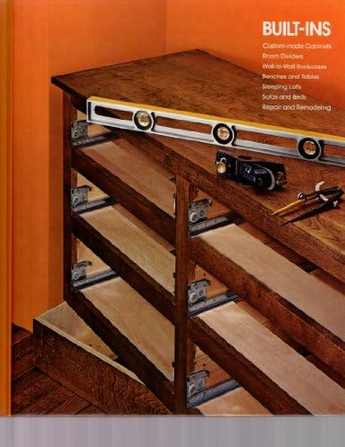 Built-Ins: Custom-made Cabinets, Room Dividers, Wall-to-Wall Bookcases, Benches and Tables, Sleeping Lofts, Sofas and Beds, Repair and Remodeling