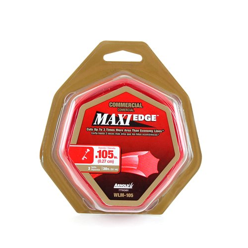 Arnold Maxi-Edge .105-Inch x 30-Foot Commercial Grade String Trimmer Line