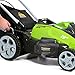 Greenworks 19-Inch 40V Cordless Lawn Mower + Extra Blade, (1) 4Ah (1) 2Ah Batteries and Charger Included 2519202AZ