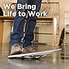 Premium-Balance-Board-for-Standing-Desk-Wooden-Wobble-Board-for-Under-Desk-Exercise-by-FluidStance FluidStance The Level® Standing Desk Balance Board | | Work, Home Office | Adult Stand Up Desk Exercise Accessory…