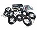 V-SEK 160W 8 HID Bulbs Hide-A-Way Emergency Caution Security Hazard Warning Strobe Lights System Kit With On/Off Switch