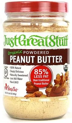 Just Great Stuff Powdered Peanut Butter - 6.43 oz - Case of 12