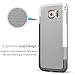 TILL for Galaxy S6 Case, TILL[TM] 3 Color Hybrid Dual Layer Shockproof Case Extra Front Raised Lip Soft TPU & Hard PC Bumper Protective Case Cover for Samsung Galaxy S6 G9200 GS6 [Gray/White/Black]