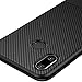 Xiaomi mi8 Case, Landee Ultra Slim with Carbon Fiber Design Phone Case Flexible Scratchproof Protective Cover for Xiaomi Mi 8 - Black