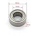 Jiuwu 10 pcs Skateboard Bearings 4x8x3 mm Deep Groove Ball Bearing Ball Bearing MR84ZZ L-840ZZ Roller Bearings