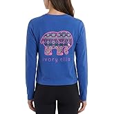 Ivory Ella, Womens, Holiday Shrunken Long Sleeve Tee