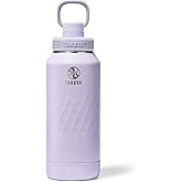 Takeya Sport 32 oz Triple-Insulated Stainless Steel Water Bottle, Spout Lid – Leakproof, Sweatproof, BPA-Free, Keeps Drinks Cold 36 Hrs, Hot 14 Hrs – Moonlight