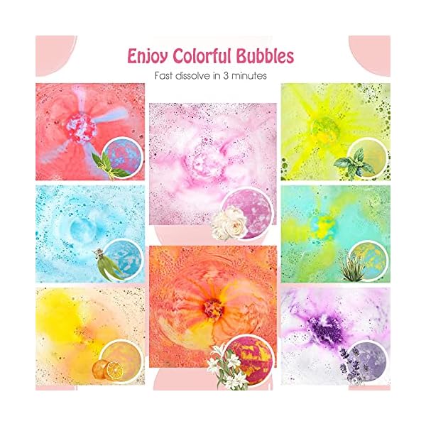 Aerb-Bath-Bombs12-Packs-Bath-Bomb-Gift-Set-Fizzies-Body-Moisturize-Perfect-for-Bubble-Spa-Bath-Pure-Natural-Scents-Handmade-Day-Gift-for-Kids-Mom-Girlfriend-Friends-Family-Members Aerb Bath Bombs,12 Packs Bath Bomb Gift Set, Fizzies Body Moisturize, Perfect for Bubble & Spa Bath, Pure Natural Scents…