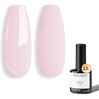 Vishine Nude Pink Gel Nagellack – 16ml, Sheer Neutralfarbe, Soak Off UV Gel Für French Manicure