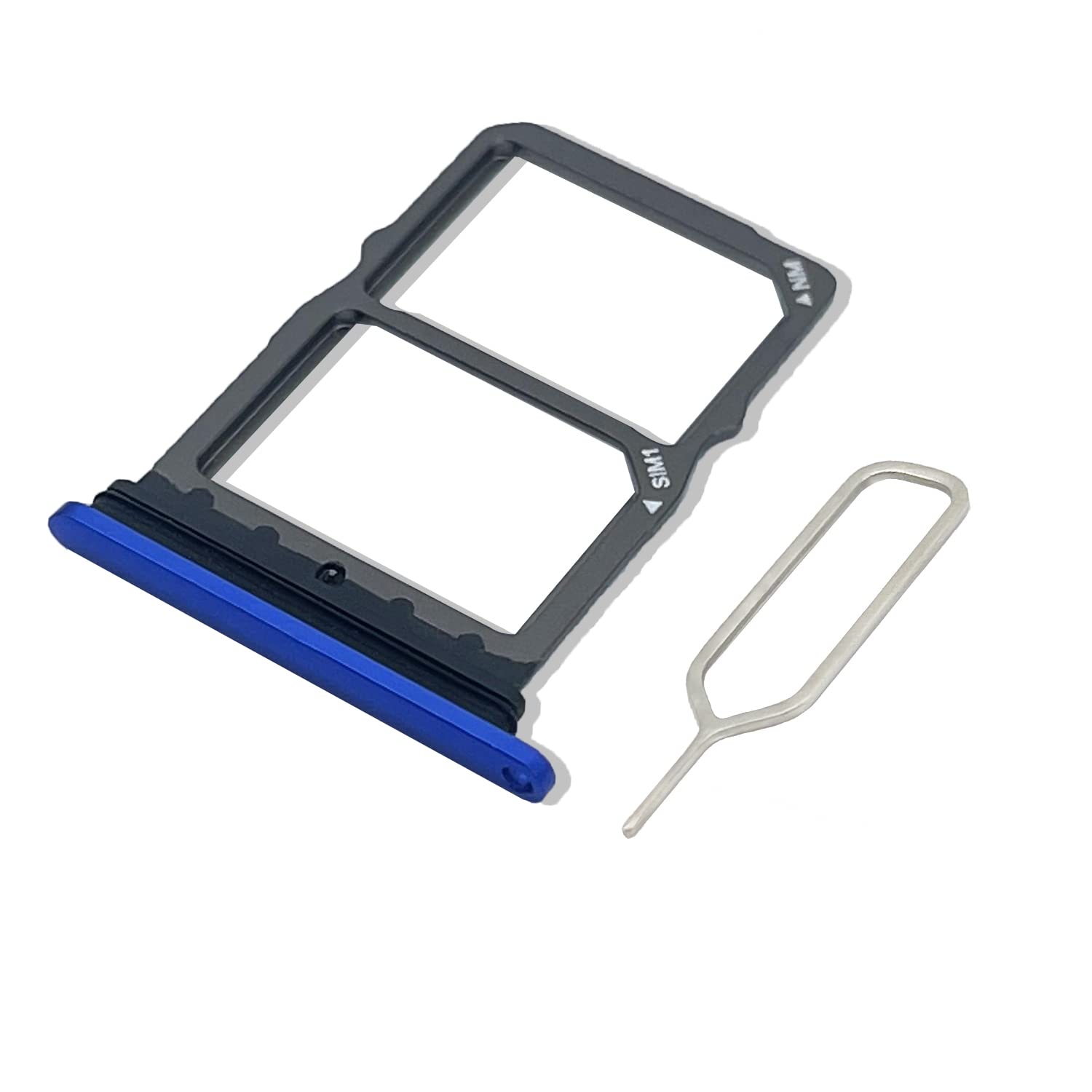 Eonpam Original DUAL SIM Card Slot Tray Holder Replacement for (Huawei Mate 20) Incl SIM Pin (Aurora)