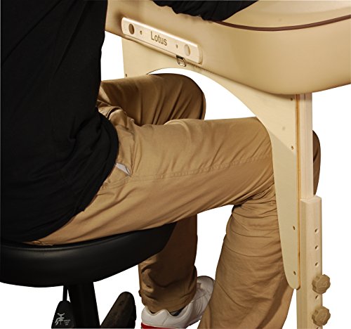 Mt Massage Midas-Girl 30'' Breast Recess Professional Portable Massage Table Package(Beige)