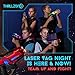 Laser Tag Guns Set – 4 Pack Multiplayer Laser Tag Gun, No Vest Needed – Indoor & Outdoor Group Fun – Safe Infrared Lazer Toy Blasters for Kids with Vibrations, Sound Effects, Lights by ThrillZone