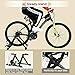 Bike Trainer Stand Bicycle Trainer Stand Bike Exercise Stand Indoor&Outdoor Road&Mountain Bike Trainer Stand for 26-28