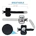Chnano Running Armband iPhone 6 Armband Running Cell Phone Holder Case WorkoutArm Band Arm Bag Pouch Strap with Zipper Exercise for iPhone 6 6S iPod Touch - Black