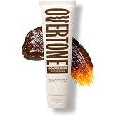 OVERTONE&reg; Semi-Permanent Color Depositing Conditioner, Chocolate Brown | Refresh Color &amp; Prevent Fading, Hydrating, Vegan &amp; Cruelty-Free, All Hair Types, Contains Shea Butter &amp; Coconut Oil