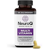 NeuroQ Daily Essentials Multivitamin – High‑Potency Brain & Body Support with Choline 550 mg, PQQ, CoQ10, Alpha Lipoic Acid – Supports Memory, Energy, Cognitive Focus & Daily Wellness – 60 Tablets