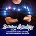 Badalink LED Gloves Light Up Gloves 3 Colors 6 Modes Light Show Flashing Finger Rave Gloves for Clubbing Christmas Party Dance