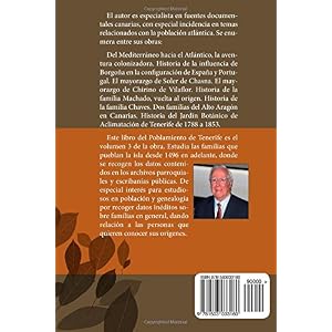 Libro del Poblamiento de Tenerife. Tomo II. Volumen 3: Estudio del manuscrito de don Juan Pérez Santos y don José María de las Casas sobre libros .