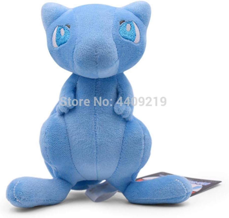 Blue Mew Shiny Plush Toy Stuffed Dolls Christmas Gift Baby Blue Mew