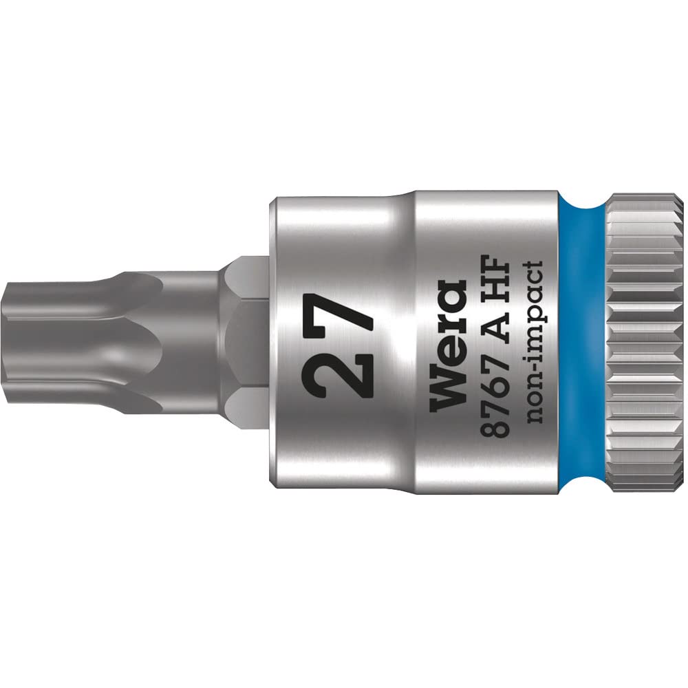 8767 A HF Torx Zyklop Bit Socket with 1/4" Drive with Holding Function, TX 27 x 28 mm