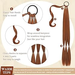 SOFEIYAN Long Braid Ponytail Extension with Hair