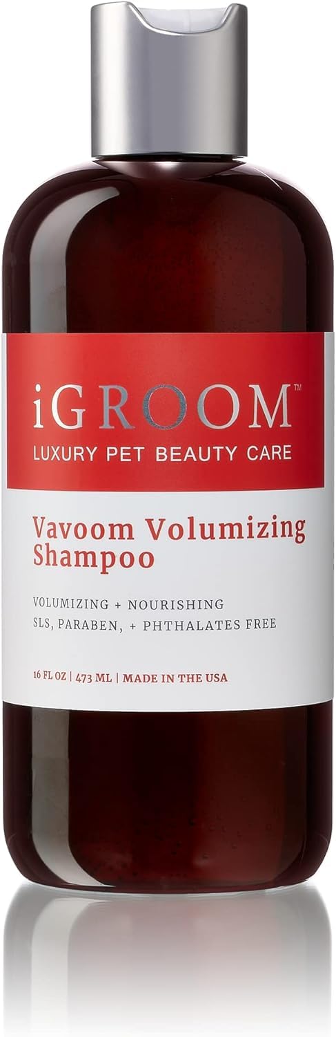 iGroom Vavoom Volumising Dog Shampoo, Luxury Pet Beauty Care, Add Body and Volume, Lightweight, Made in USA, 473ml