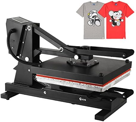 Shareprofit 16x20 Inch Heat Presses High Pressure Heat Press Machines Multifunctional Spring Balancer Heat Press Machine for T Shirts with Slide Out Tray (16x20 Inch European style Slide Rail)