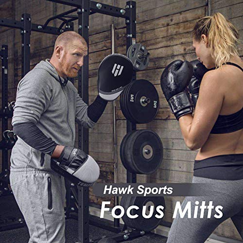 image for Hawk Sports Punching Mitts Kickboxing Muay Thai MMA Boxing Mitts Train