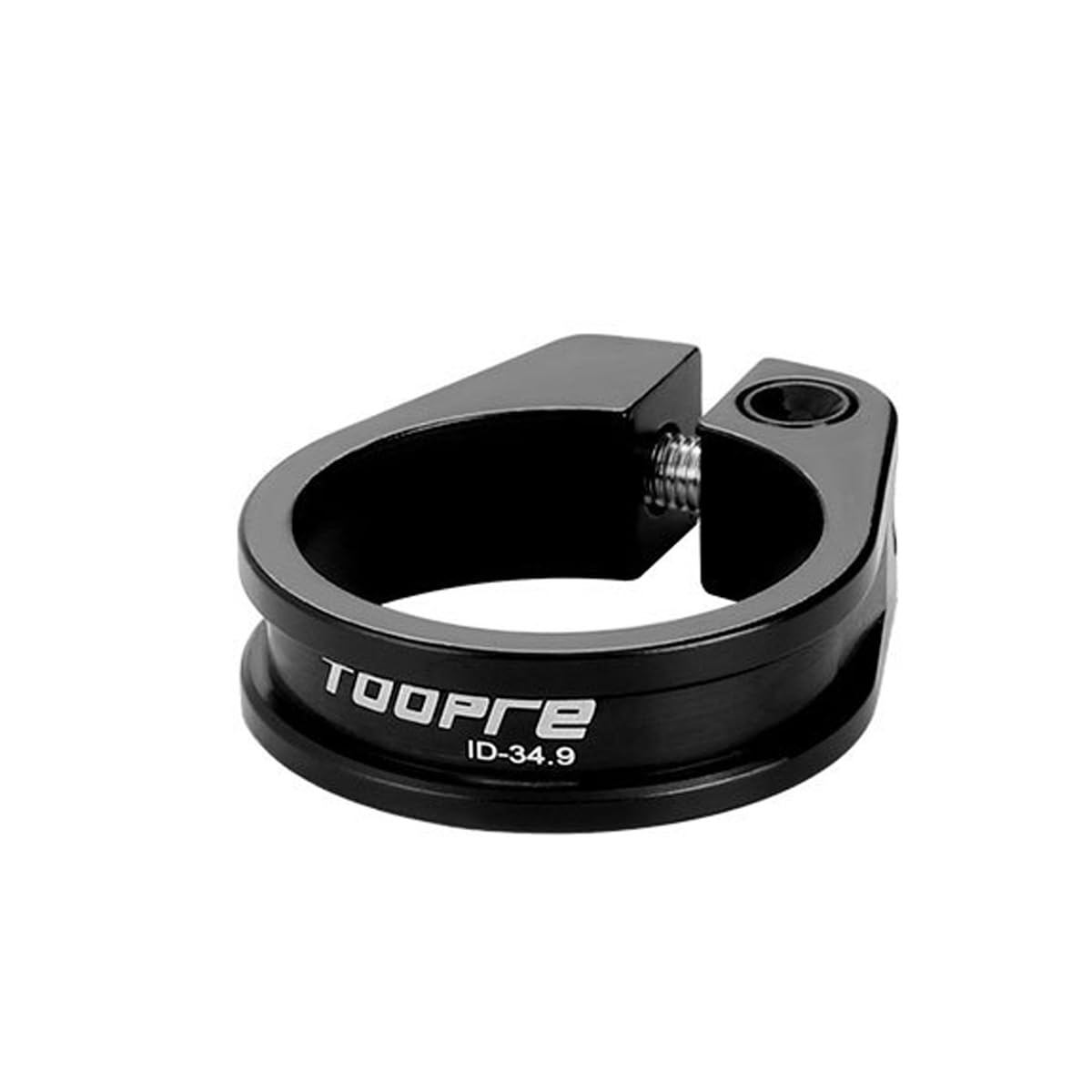 HOUSON Bicycle seat clamp, Aluminum Alloy Bicycle seat Post clamp Quick Release for Mountain Bike seat Tube Black 34.9mm