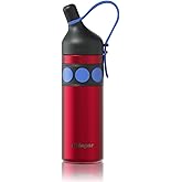 Sidagar 24 oz Sports Tumbler, Stainless Steel Vacuum Water Bottle Insulated Iced Travel Coffee Cup Double Wall Flask (Burgundy)