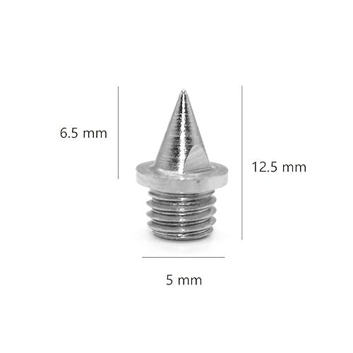 42 Pieces Steel Spikes Track Shoe Spikes,1/4 Inch Shoe Spikes