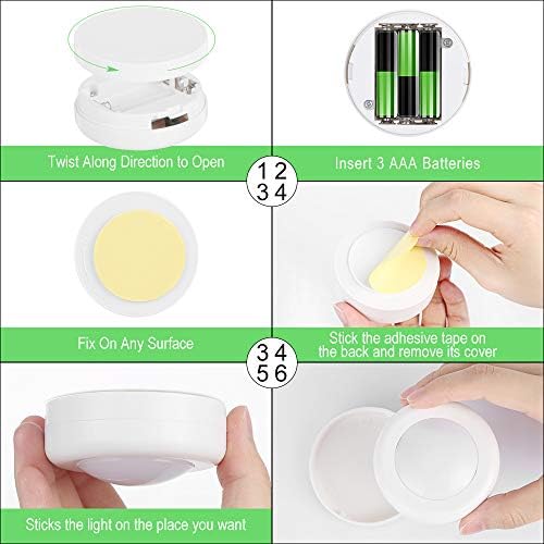 Comprar online | Pursnic Luces debajo del gabinete, luces LED PGB