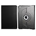 iPad Mini Case with Keyboard, Boriyuan 360 Degree Rotating Stand Detachable Wireless Bluetooth Keyboard PU Leather Cover for Apple iPad Mini 1/Mini 2/Mini 3 with Screen Protector and Stylus, Black