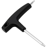 Eiodoni Golf Torque Wrench Tool, Universal T20 and T25 Dual Head Wrench | Plastic and Stainless Steel, Weights Shaft Adapter, Black Golf Club Driver Adjustment Tools